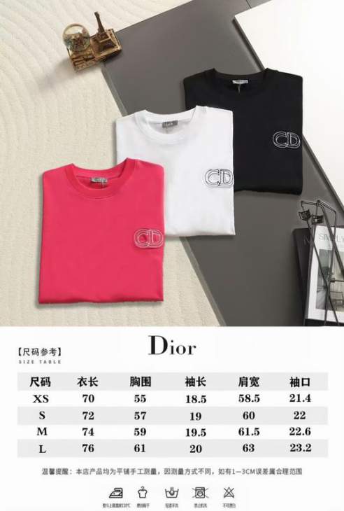 Dior T Shirts Short _SKUDiorXS-Lxetr28315419